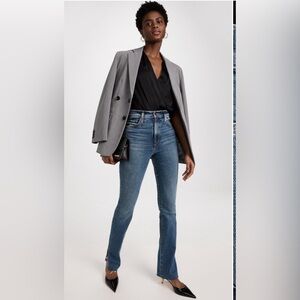 Favorite Daughter The Shortie Valentina Super High Rise Medium Indigo 27 NWT